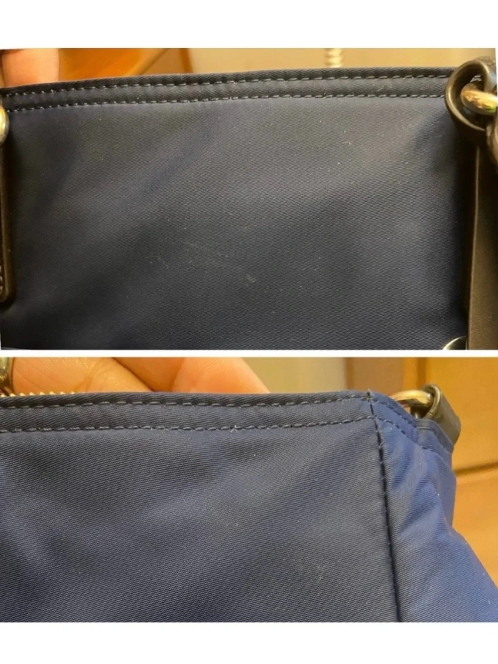 Lo & Sons Brookline Tote Laptop Bag Navy Blue